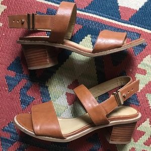 ASOS Faux-leather Heeled Sandals